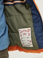 Orange - FatFace Wattierte Jacke - Bild 4 von 5