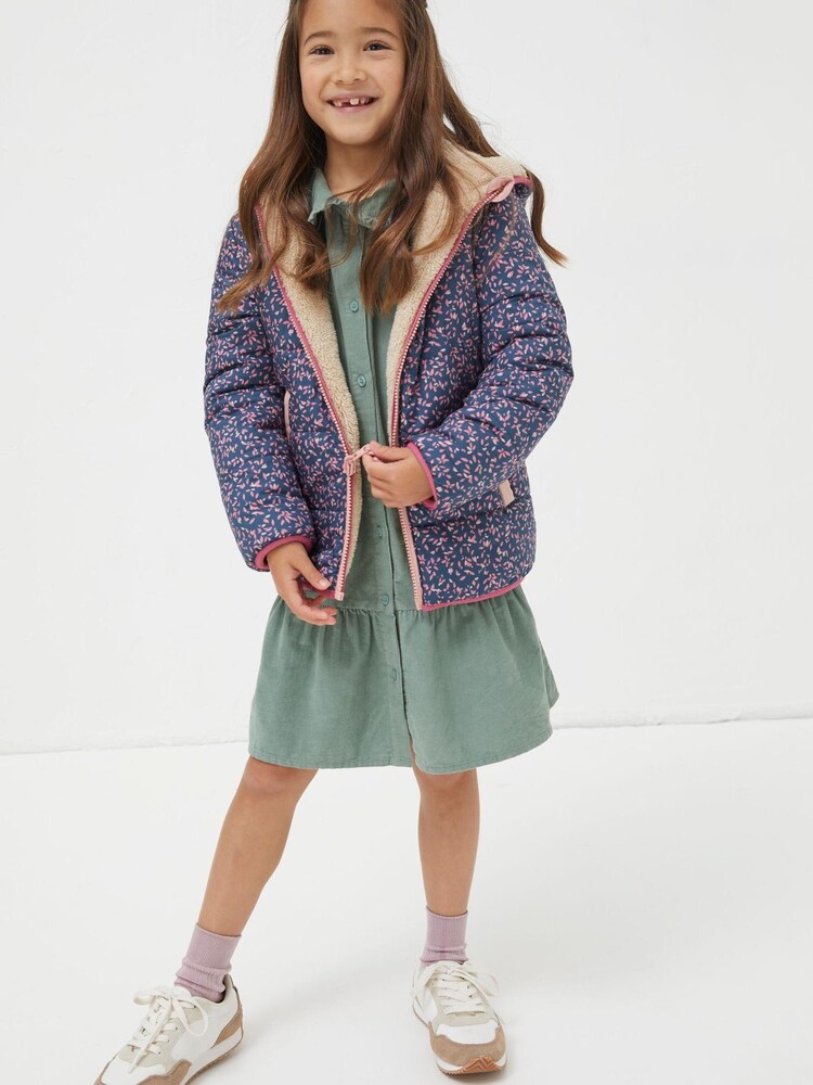FatFace Natural Reversible Printed Jacket - Image 1 of 7