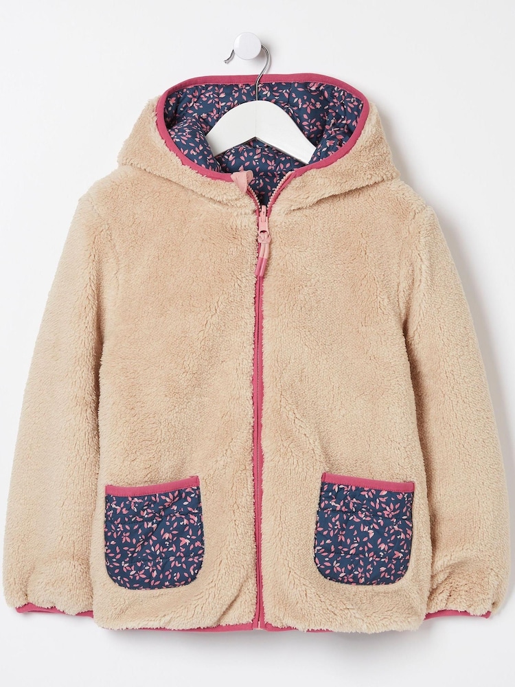 FatFace Natural Reversible Printed Jacket - Image 7 of 7