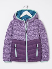 Lila - FatFace Wattierte Jacke - Bild 4 von 4
