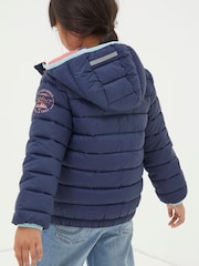 Blau - FatFace Wattierte Jacke - Bild 2 von 5