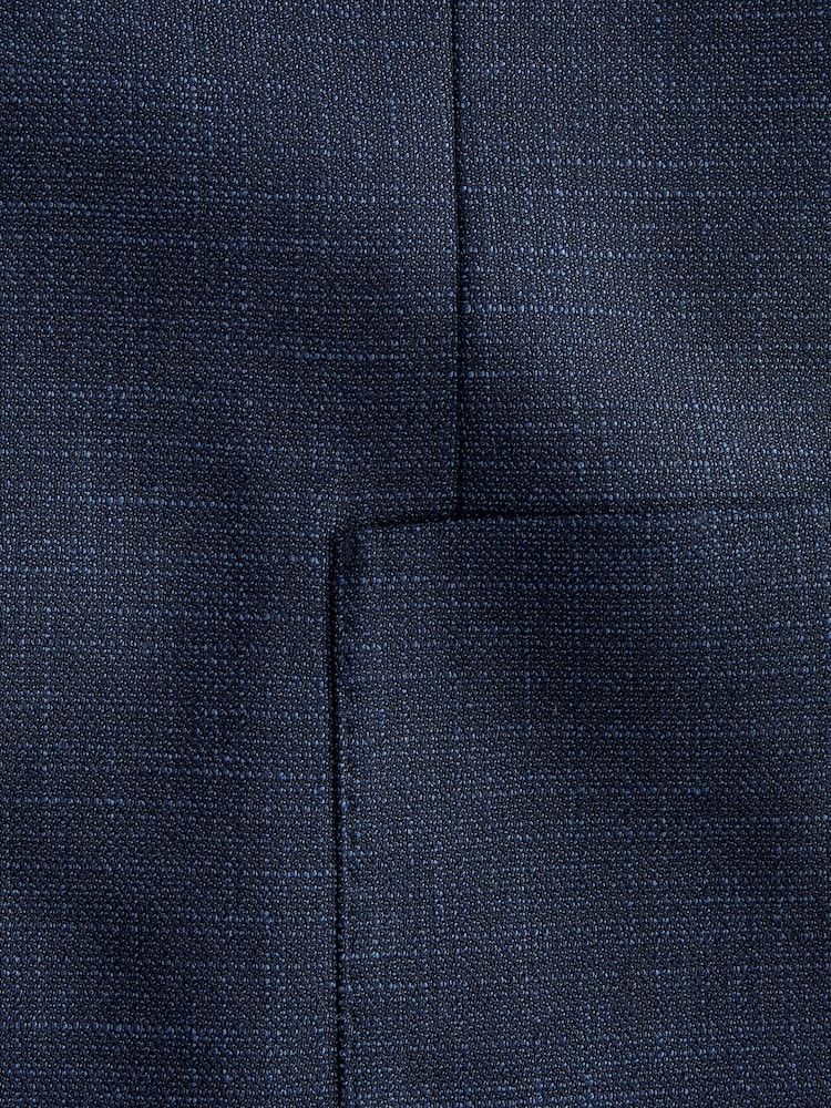 Bleu - Blazer intelligent texturé - Image 8 of 11