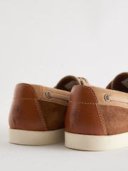 Neutral Leather Boat Shoes - Image 5 of 5