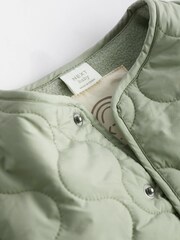 Sage Green Baby Quilted Jacket (0mths-2yrs) - Image 4 of 5