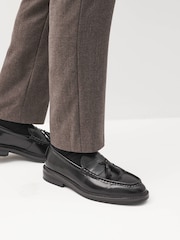 Black Chunky Tassel Loafers - Image 1 of 5