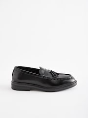 Black Chunky Tassel Loafers - Image 2 of 6
