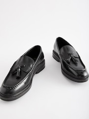 Black Chunky Tassel Loafers - Image 4 of 5