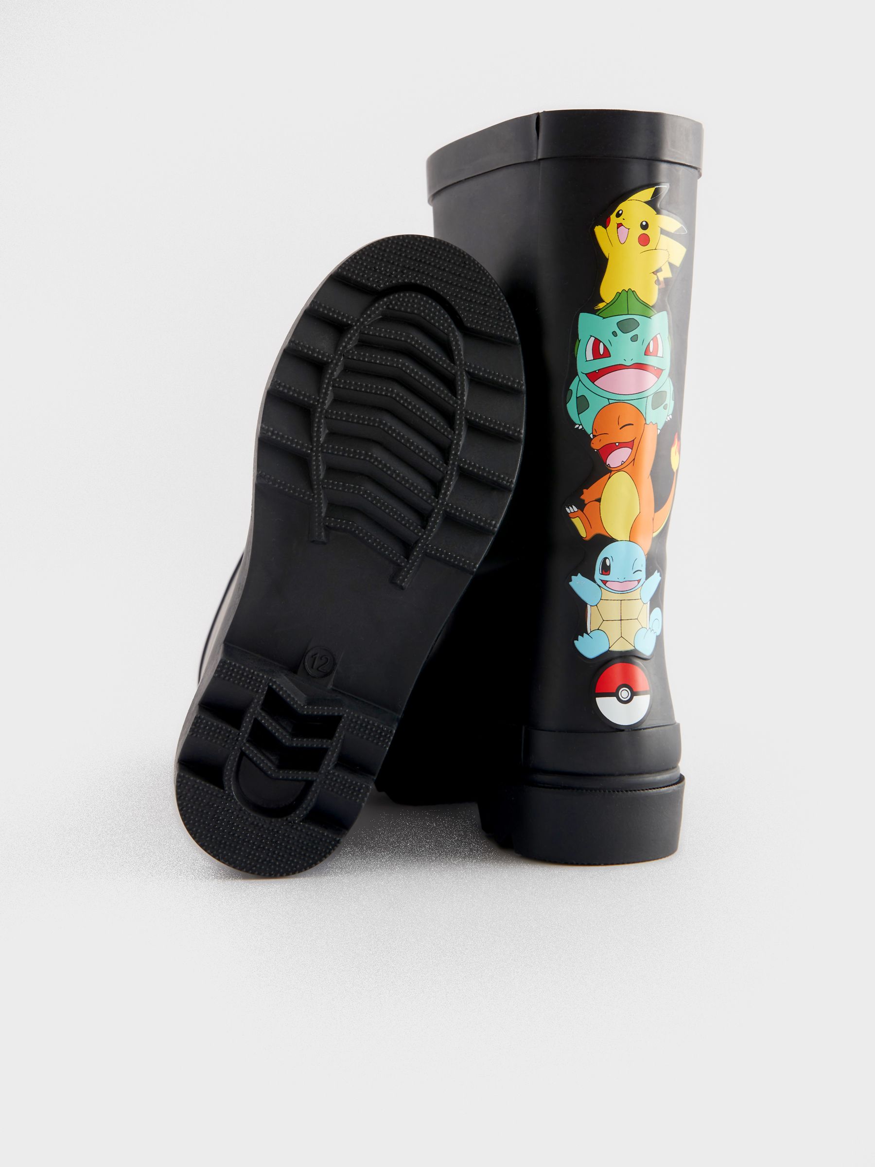 Buy Pokemon Black Rubber Wellies from Next Oman