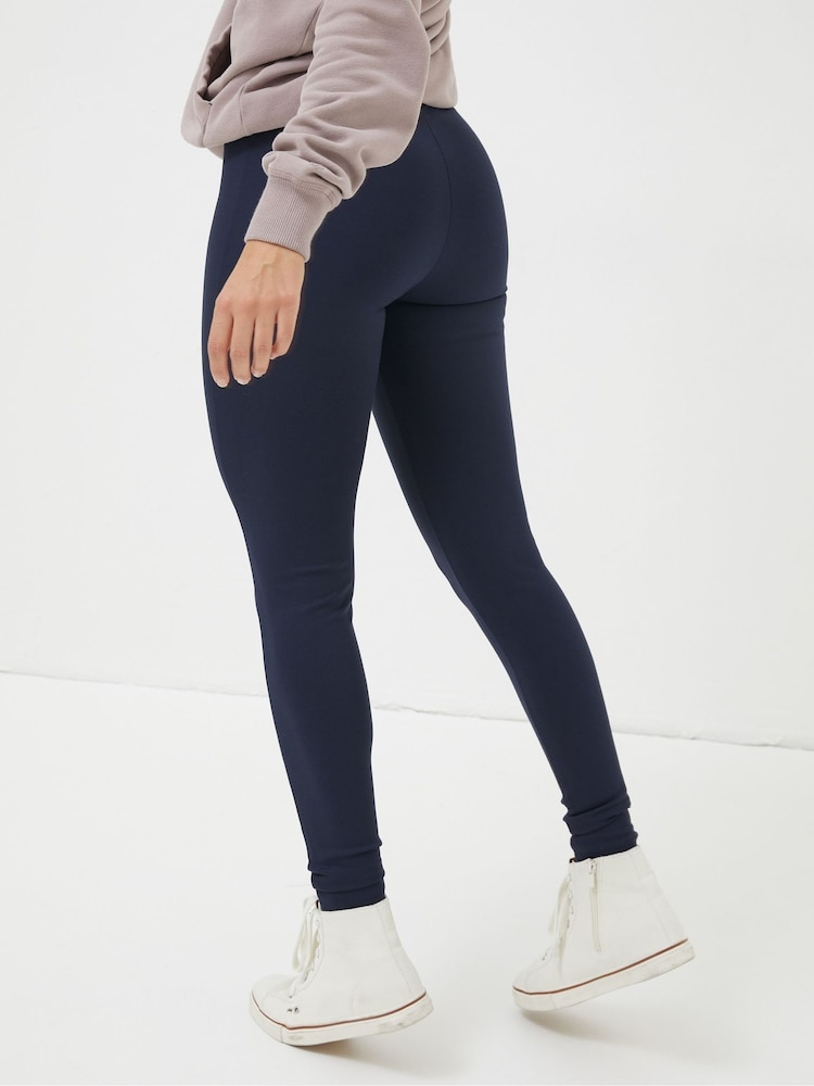 FatFace Blue Ponte Leggings - Image 2 of 4