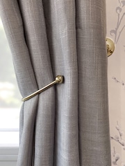 Laura Ashley Brass Gold Set of Two Swing Curtain Holdbacks - Image 1 of 3