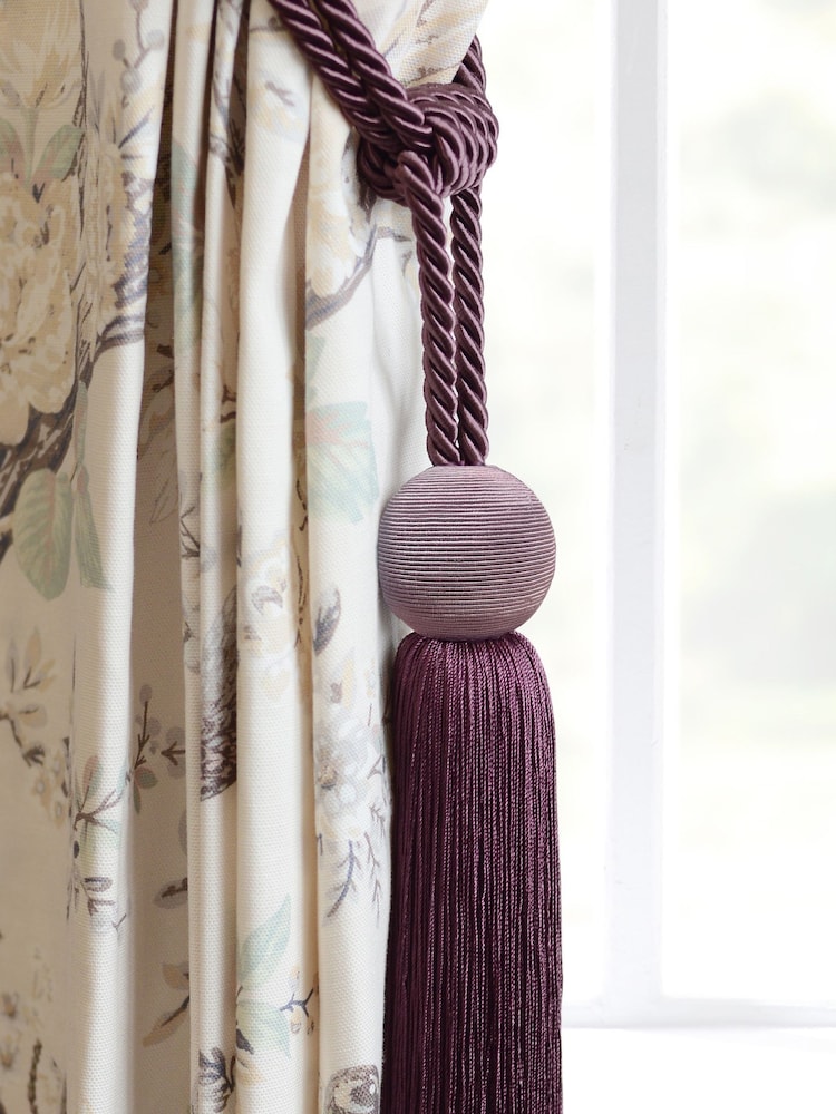 Laura Ashley Purple Theodora Tassel Tieback - Image 1 of 2