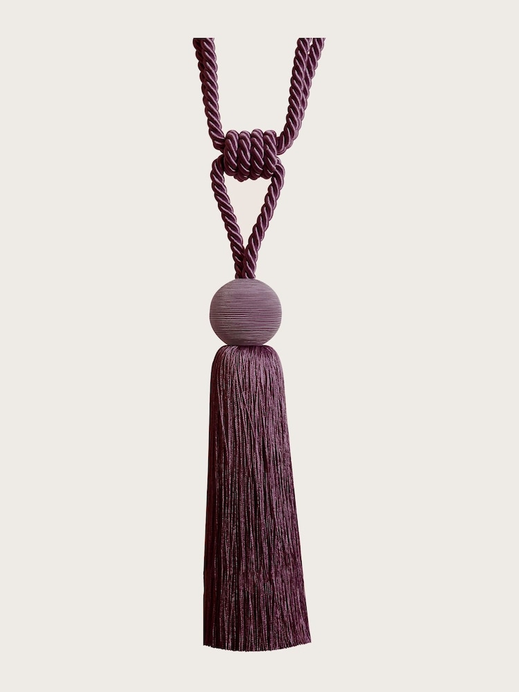 Laura Ashley Purple Theodora Tassel Tieback - Image 2 of 2