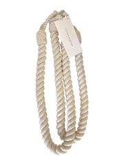 Laura Ashley Set of 2 Natural Rope 100% Cotton Tiebacks - Image 2 of 2