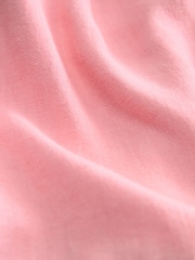 Washed Pink Mini Wrap Summer Dress - Image 6 of 6