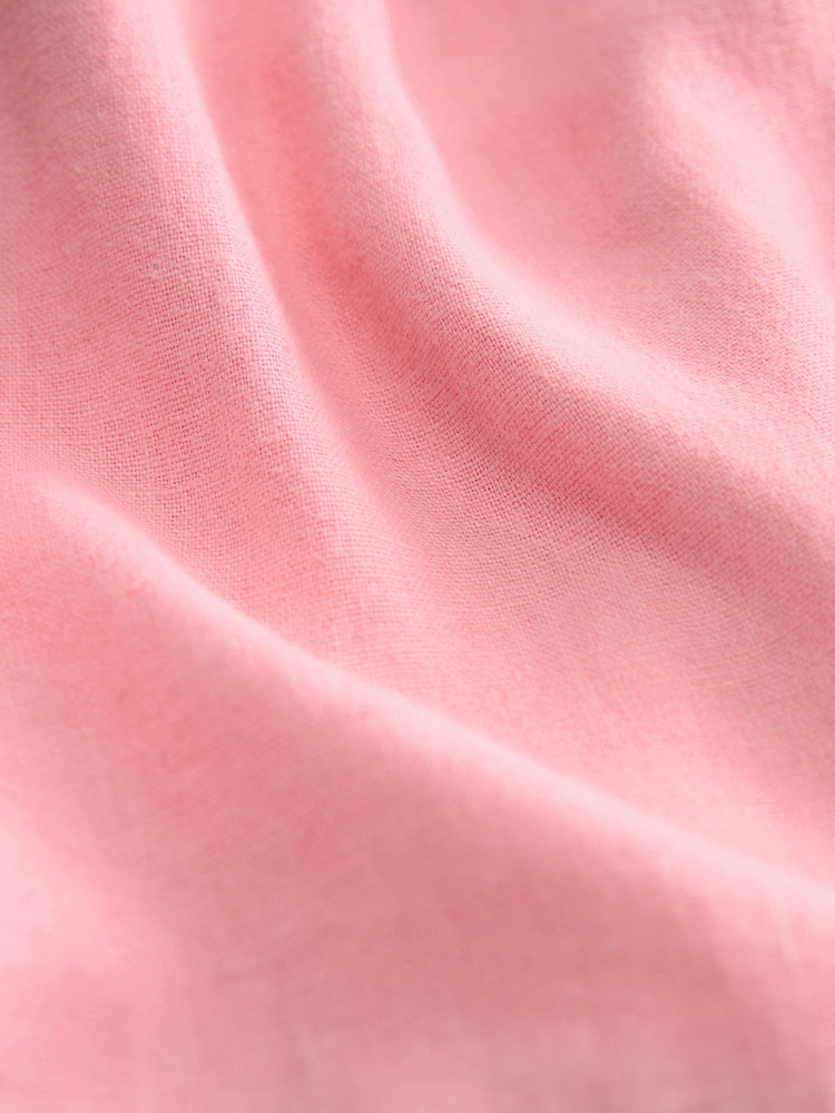 Washed Pink Mini Wrap Summer Dress - Image 6 of 6
