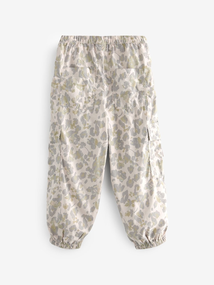 Animal Print Jersey Lined Parachute Cargo Trousers (3-16yrs) - Image 5 of 6