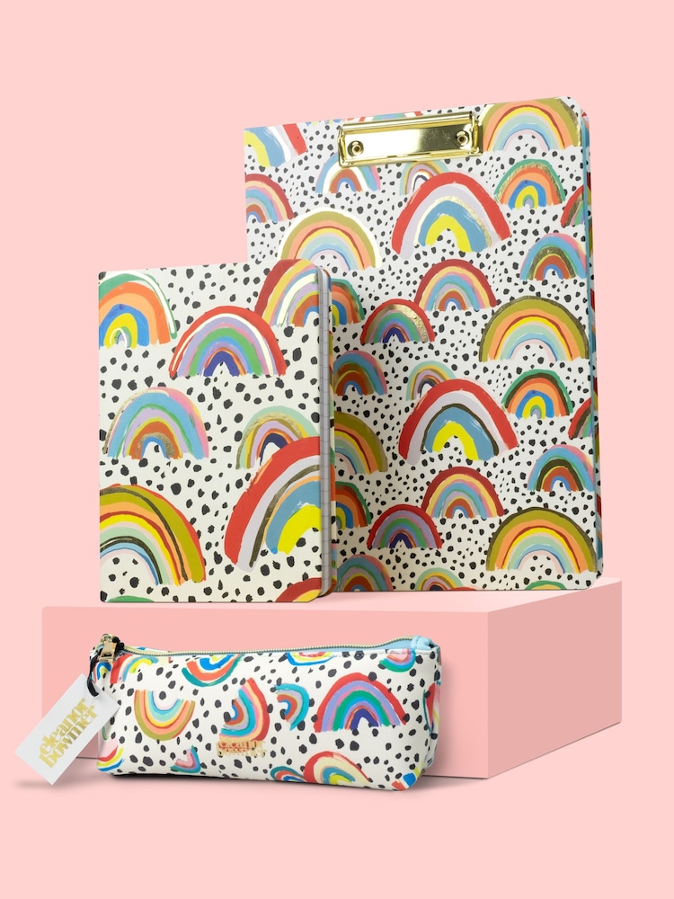 Eleanor Bowmer Rainbow Print Stationery Set - Image 1 of 2