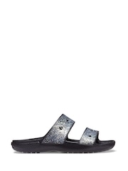 Noir - Sandales Crocs Classic Glitter - Image 1 de 7