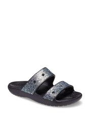 Noir - Sandales Crocs Classic Glitter - Image 3 de 7