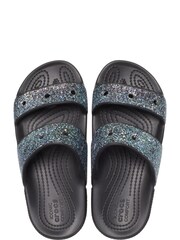 Noir - Sandales Crocs Classic Glitter - Image 4 de 7
