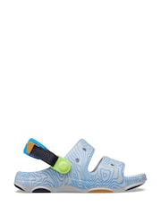 Crocs Blue Adults All Terrain Two Strap Sandals - Image 1 of 5
