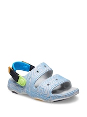 Crocs Blue Adults All Terrain Two Strap Sandals - Image 3 of 5