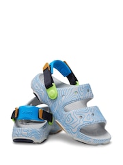 Crocs Blue Adults All Terrain Two Strap Sandals - Image 4 of 5
