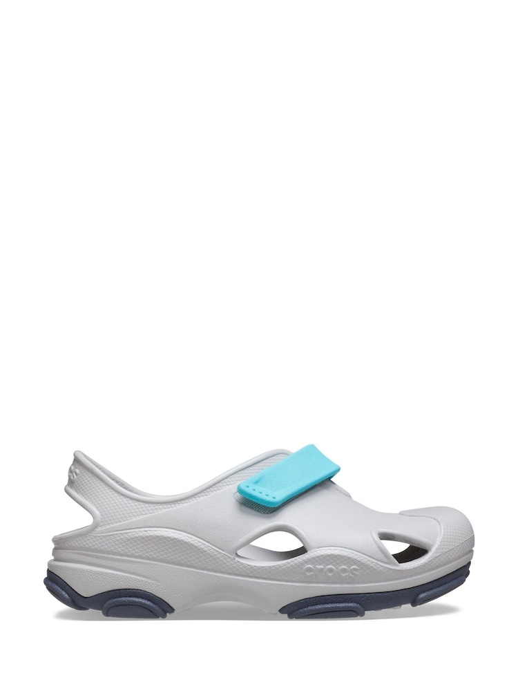 Crocs Grey All-Terrain Fisherman Sandals - Image 1 of 7