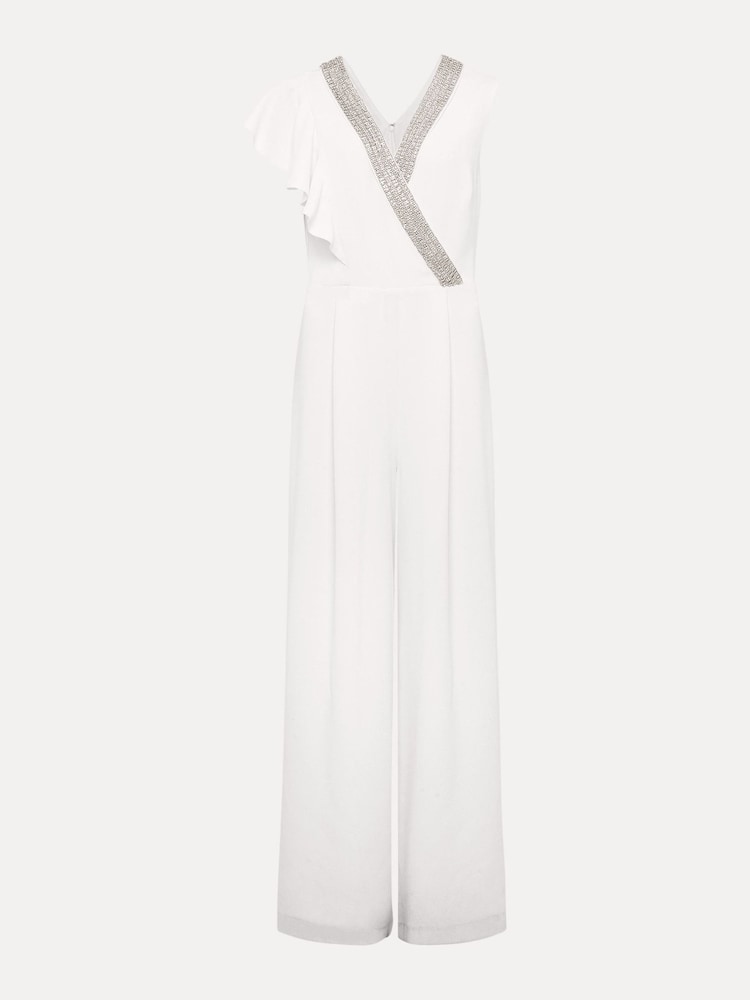 Phase Eight White Beaded Alexis Jumpsuit - Image 5 of 5