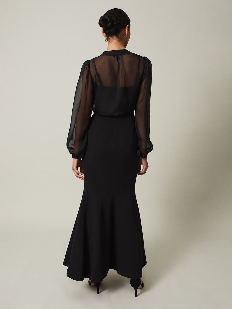 Phase Eight Black Freesia Maxi Dress - Image 2 of 7