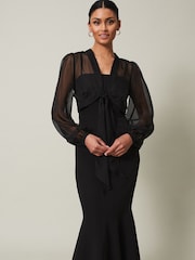 Phase Eight Black Freesia Maxi Dress - Image 5 of 7