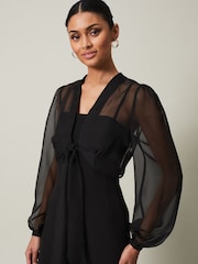 Phase Eight Black Freesia Maxi Dress - Image 6 of 7