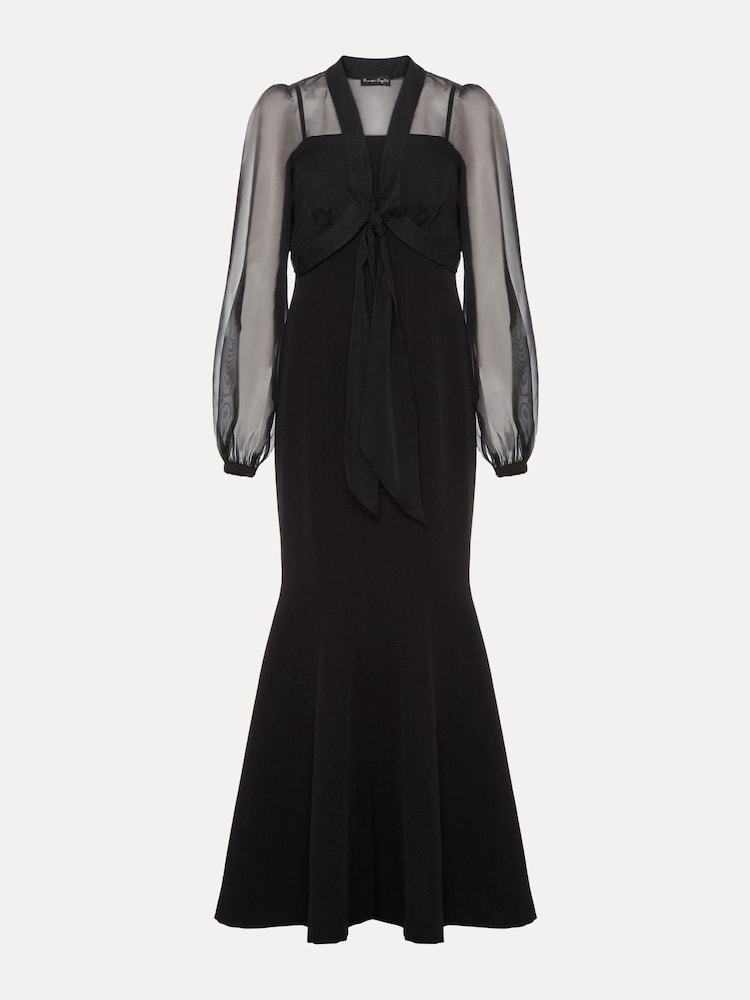 Phase Eight Black Freesia Maxi Dress - Image 7 of 7
