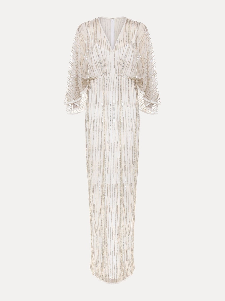 Phase Eight Cream Melanie Embellished Maxi Dress - Image 6 of 6 Phase Eight Cream Melanie Embellished Maxi Dress - Image 6 of 6