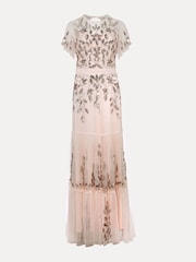 Phase Eight Pink Hilary Embellished Maxi Dress - Image 7 of 7