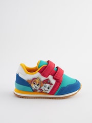 Paw Patrol Blue Colourblock Wide Fit (G) Double Strap Trainers - Image 5 of 6