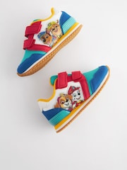 Paw Patrol Blue Colourblock Standard Fit (F) Double Strap Trainers - Image 8 of 8
