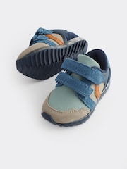 Mineral Blue Light Up Easy Fastening Trainers - Image 3 of 6