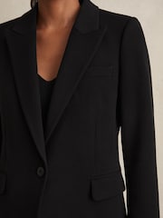 Reiss Black Gabi Tailored Single Breasted Suit Blazer - Image 3 of 7