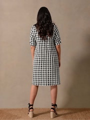 Live Unlimited Mono Crochet Black Short Dress - Image 2 of 6