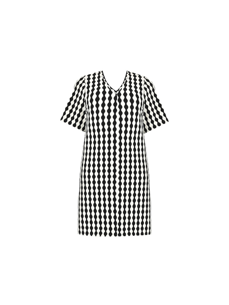 Live Unlimited Mono Crochet Black Short Dress - Image 6 of 6