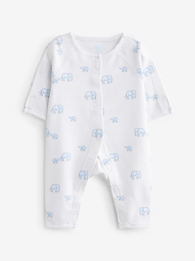 Blau - Baby-Schlafanzüge im 3er-Pack (0–0 M.) - Bild 2 von 6
