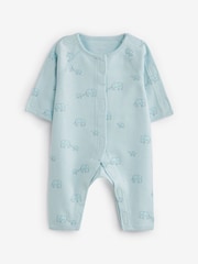 Blau - Baby-Schlafanzüge im 3er-Pack (0–0 M.) - Bild 3 von 6