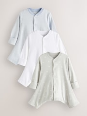 Blue Baby Hip Dysplasia Sleepsuits 3 Pack (0-3yrs) - Image 1 of 6
