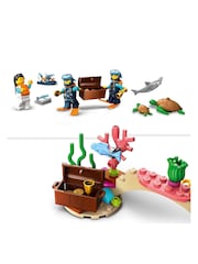 LEGO City Explorer Diving Boat Set with Submarine Toy 60377 - Image 6 of 8