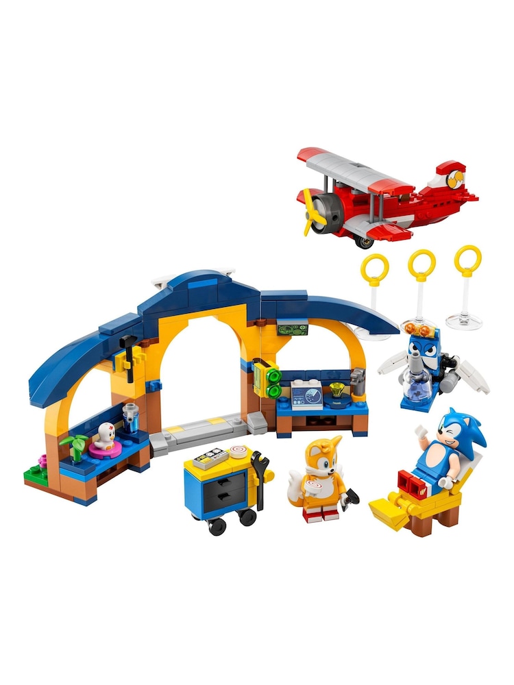 LEGO Sonic the Hedgehog Tails Workshop and Tornado Plane 76991 - Image 2 of 7