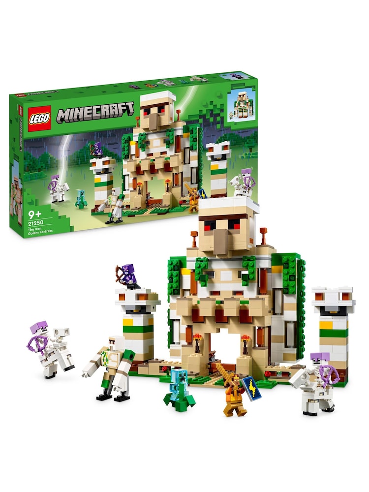 LEGO Minecraft The Iron Golem Fortress 2in1 Castle Set 21250 - Image 1 of 9