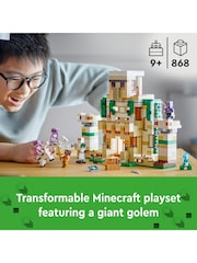 LEGO Minecraft The Iron Golem Fortress 2in1 Castle Set 21250 - Image 3 of 9