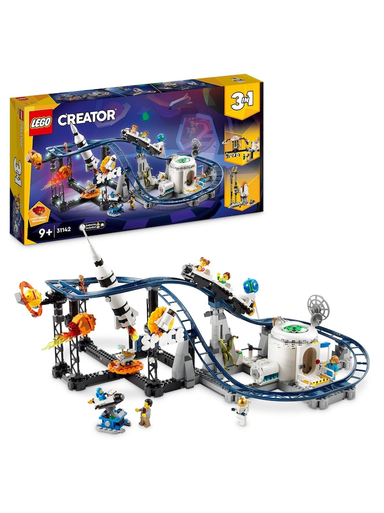 LEGO Creator 3in1 Space Roller Coaster Funfair Set 31142 - Image 1 of 8