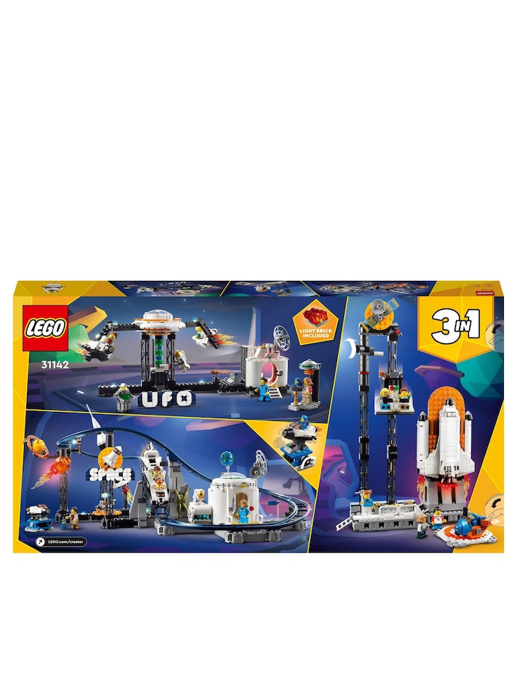 LEGO Creator 3in1 Space Roller Coaster Funfair Set 31142 - Image 8 of 8